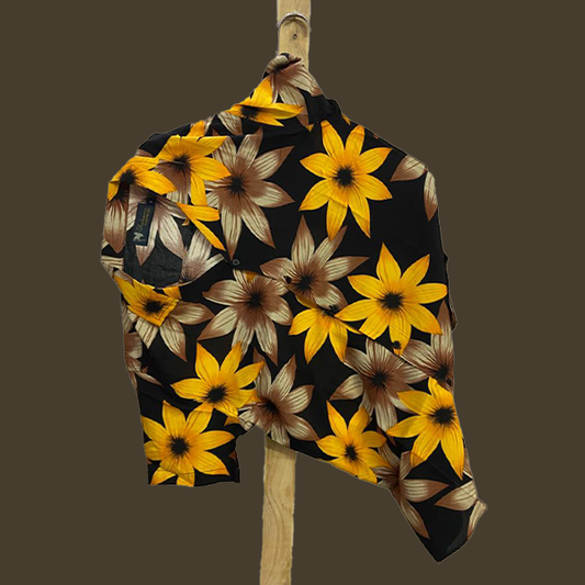 Hashback Printed Linen Shirt For Men