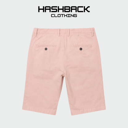 Men's Cotton Shorts - Vibrant Coral