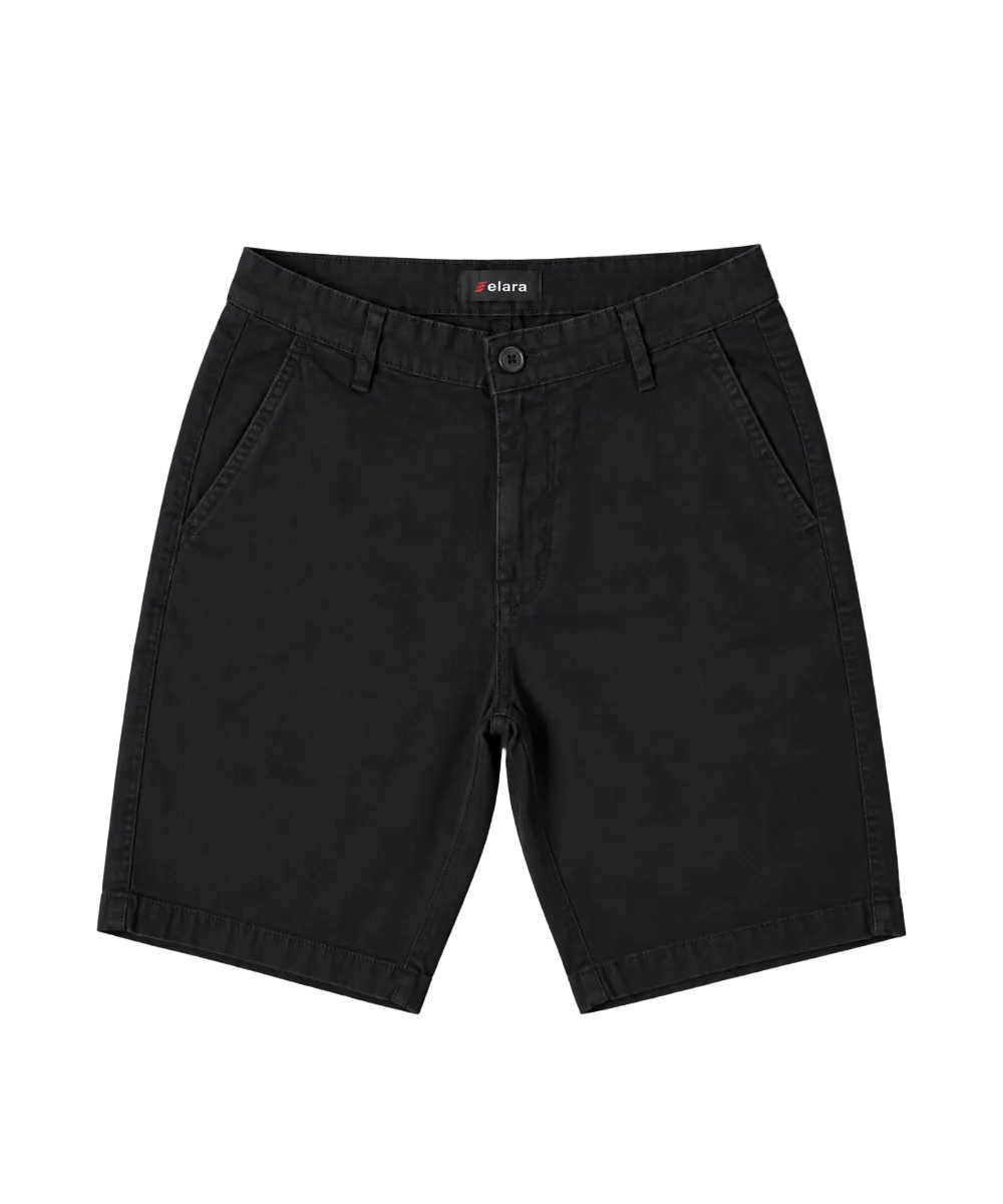Men’s Cotton Chino Shorts – Regular Fit