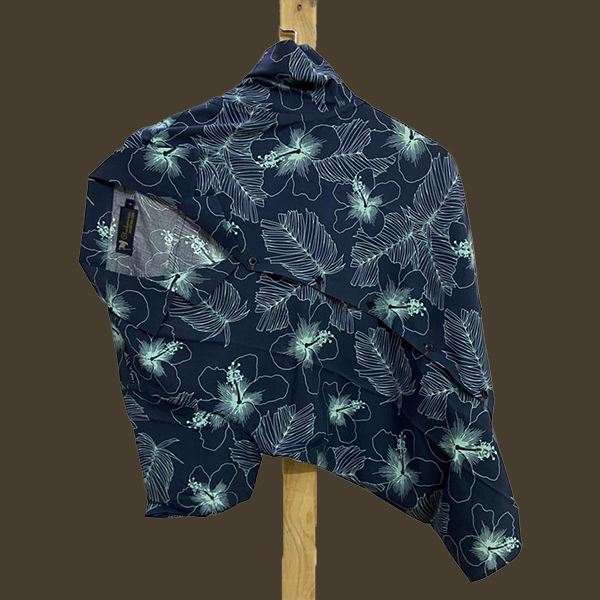 Hashback Printed Linen Shirt For Men