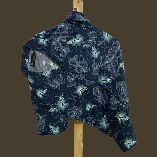 Hashback Printed Linen Shirt For Men