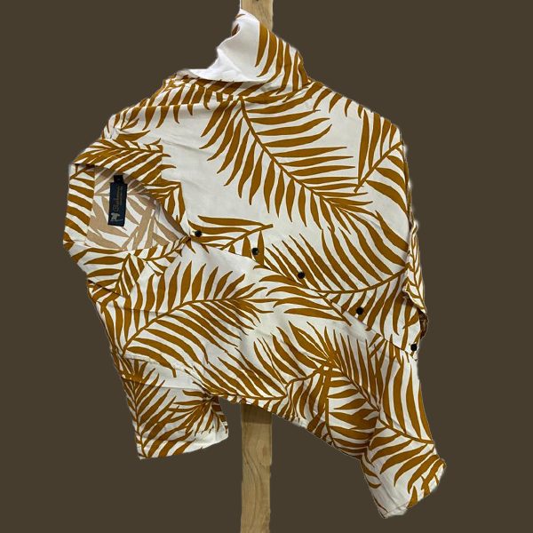 Hashback Printed Linen Shirt For Men