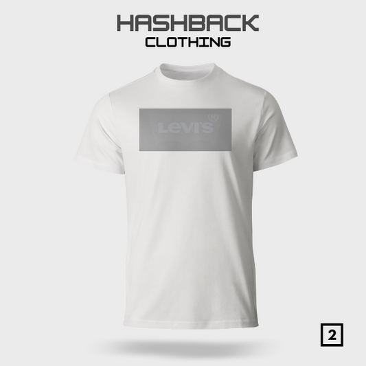 Hashback Round Export Cut Label Brand T Shirt Men's C-2
