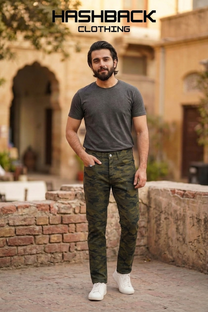 Hashback Camo Pant – 100% Cotton