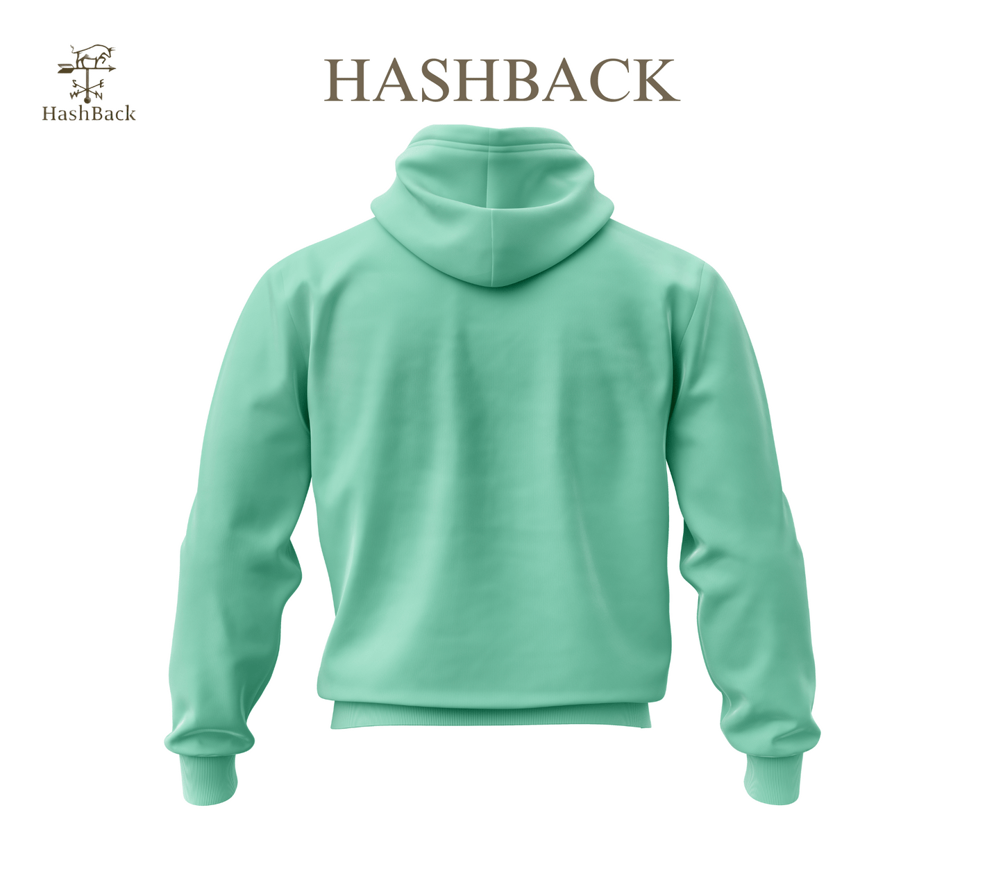 HashBack Plain Zipper Hoodie D21