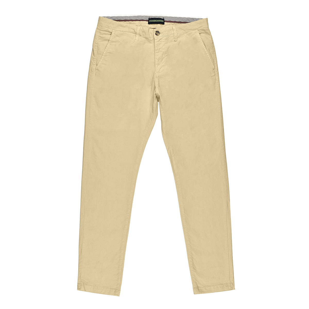 Mens Slim fit Chinos Pants - LT BEIGE- AM001