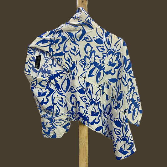 Hashback Printed Linen Shirt For Men