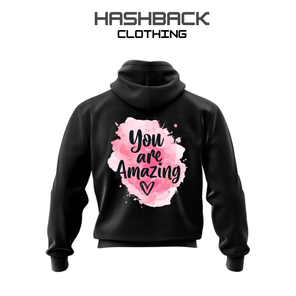 HashBack Printed Zipper Hoodie Big & Tall
