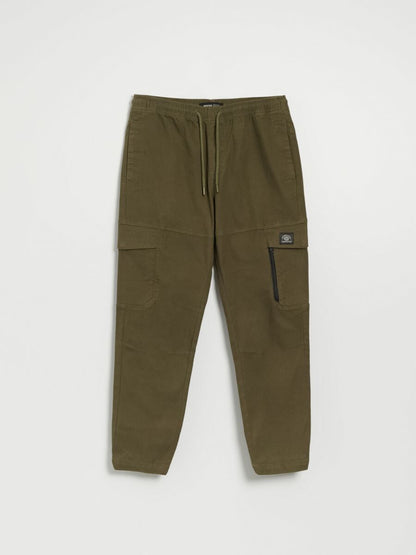 HashBack Men’s Cargo Trouser | Trouser pant – Regular Fit, 6 Pockets Am013 Olive
