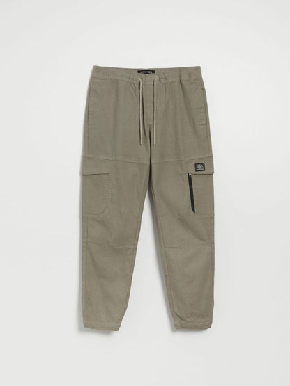 HashBack Men’s Cargo Trouser | Trouser pant – Regular Fit, 6 Pockets Am013 LT-GREY