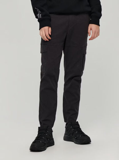 HashBack Men’s Cargo Trouser | Trouser pant – Regular Fit, 6 Pockets Am013 Anthra
