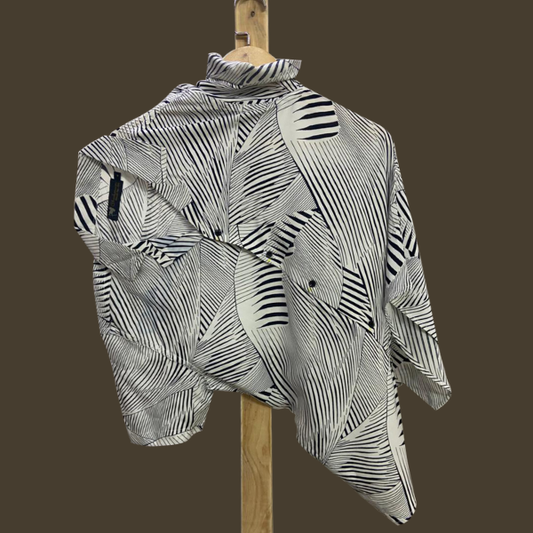 Hashback Printed Linen Shirt For Men