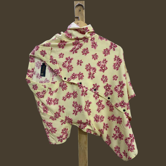 Hashback Printed Linen Shirt For Men
