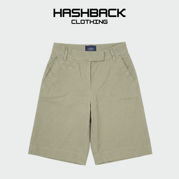 Women's Cotton Baggy Shorts - Knee Length