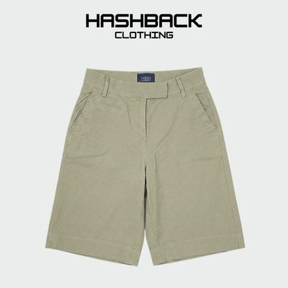 Women's Cotton Baggy Shorts - Knee Length