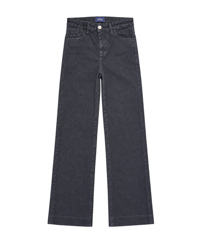 Women’s Charcoal Wide-Leg Denim Pants