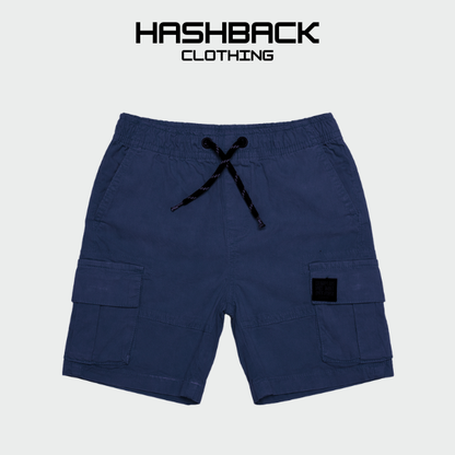 Boys Cotton Cargo Shorts - Mid Rise Casual Wear