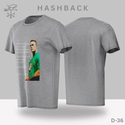 Printed Crew Neck T Shirt For Men D36