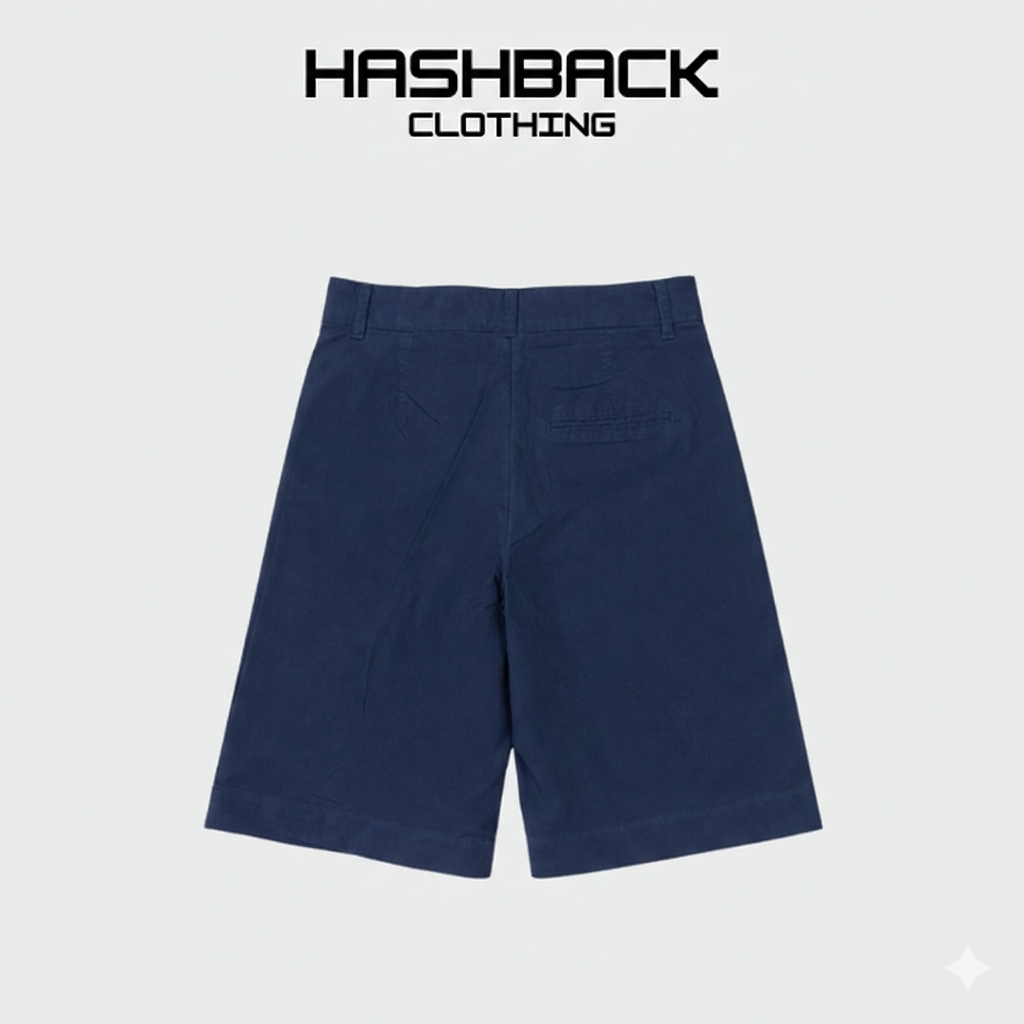 Women's Cotton Baggy Shorts - Knee Length