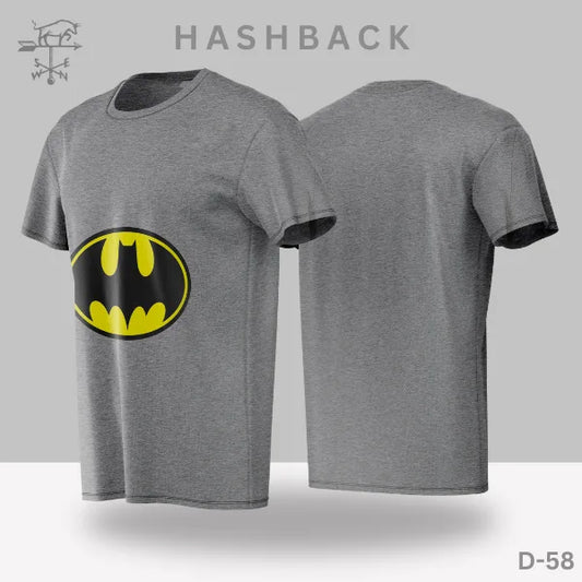 Printed Crew Neck T Shirt For Men D58
