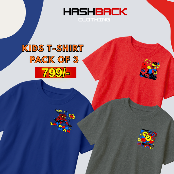 Pack of 3 Boys Printed T-Shirts