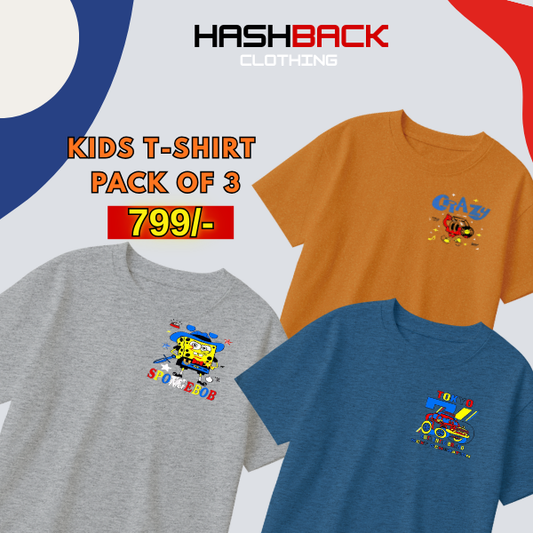 Pack of 3 Boys Printed T-Shirts