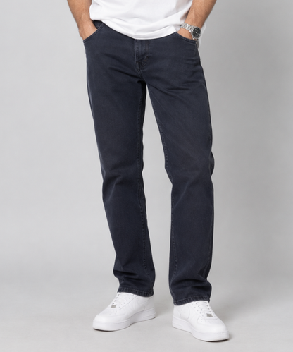 Straight Fit Denim Jeans – Men's Casual & Streetwear-16001
