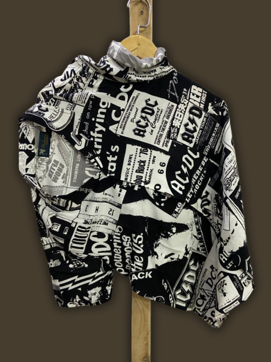 Hashback Printed Linen Shirt For Men