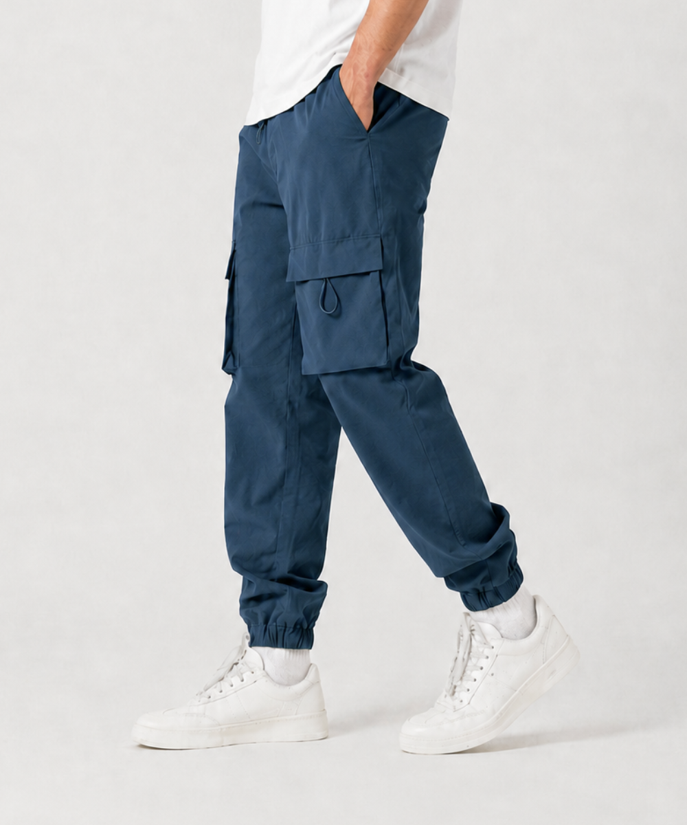 Men's Fit Cargo Jogger Pants – Cuffed Trousers - AM022