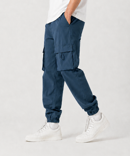 Men's Fit Cargo Jogger Pants – Cuffed Trousers - AM022