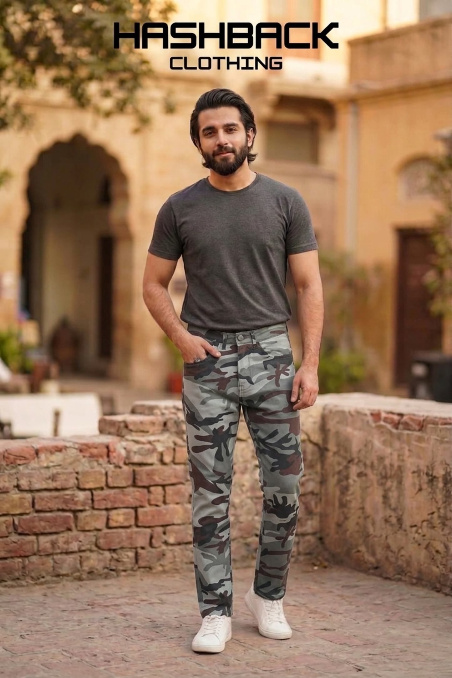 Hashback Camo Pant – 100% Cotton
