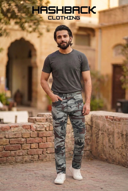 Hashback Camo Pant – 100% Cotton