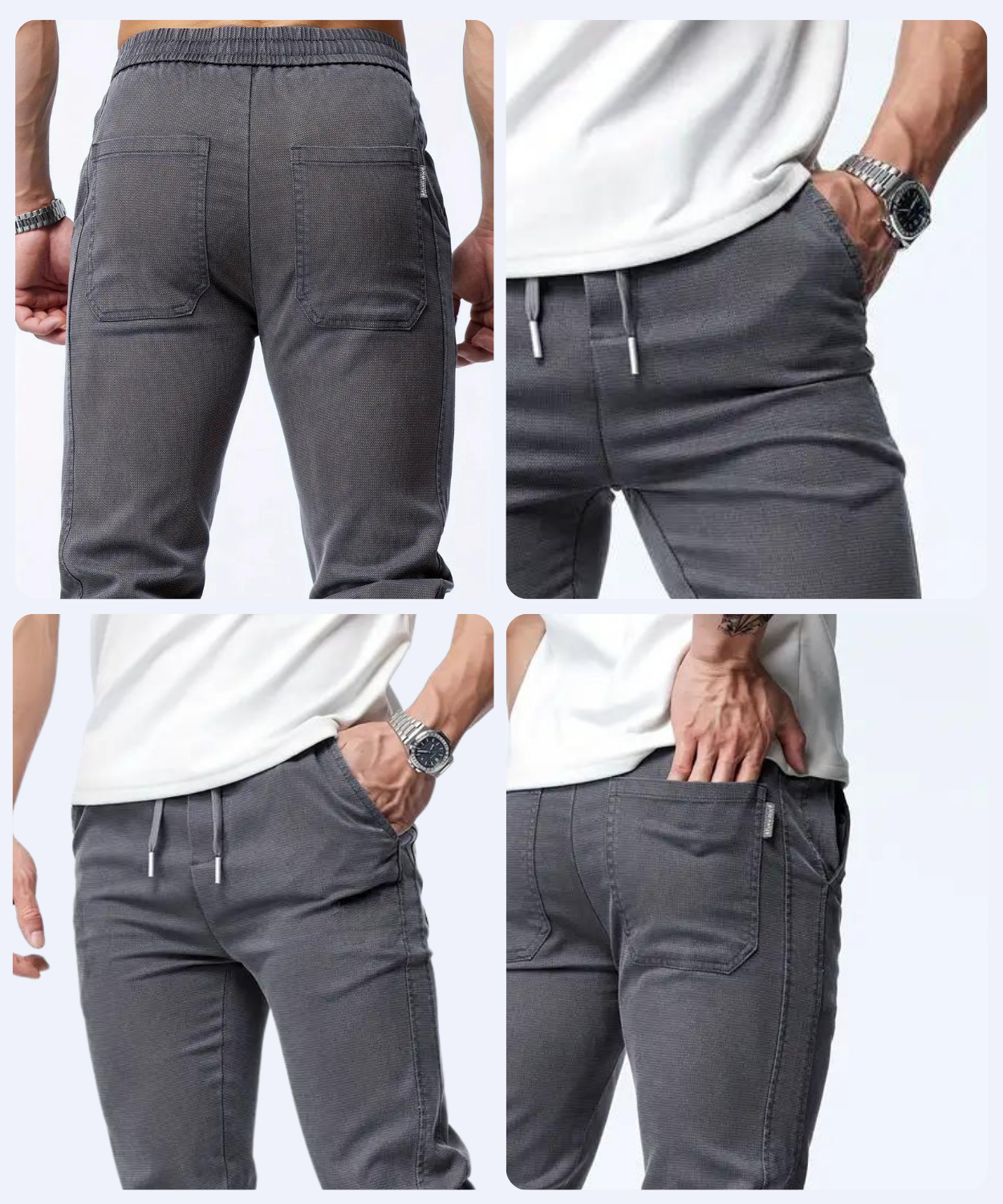 Chino Jogger AM010 – Men's Slim Fit Jogger Pants