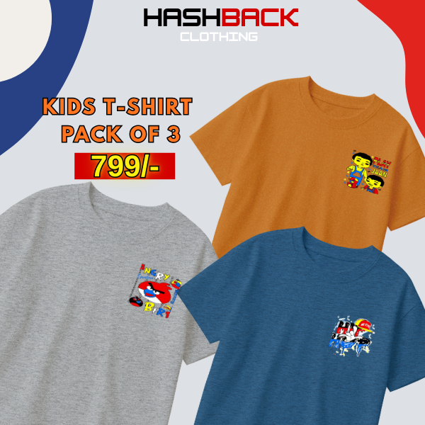 Pack of 3 Boys Printed T-Shirts