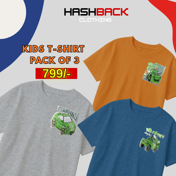 Pack of 3 Boys Printed T-Shirts