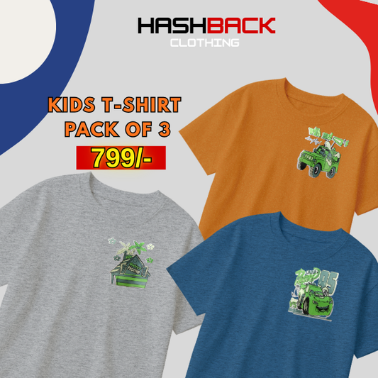 Pack of 3 Boys Printed T-Shirts