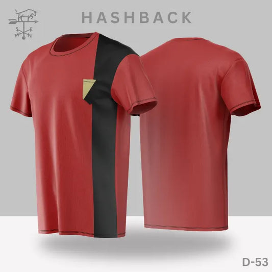 Printed Crew Neck T Shirt For Men D53
