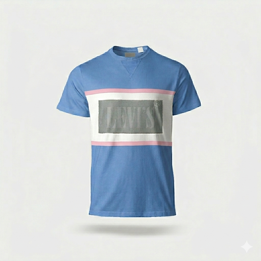 Hashback Round Export Cut Label Brand T Shirt Men's C-41