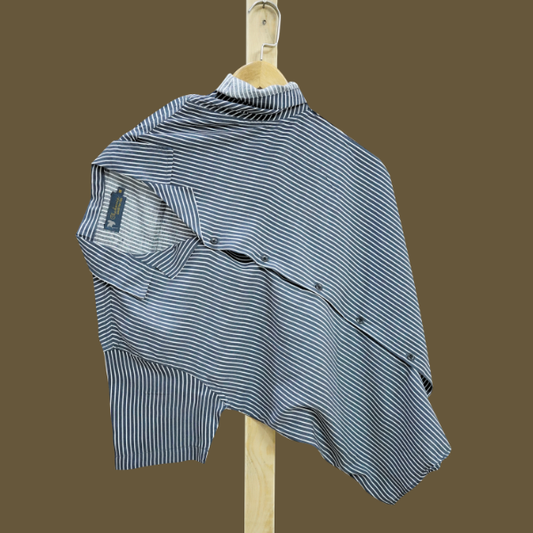 Hashback Printed Linen Shirt For Men
