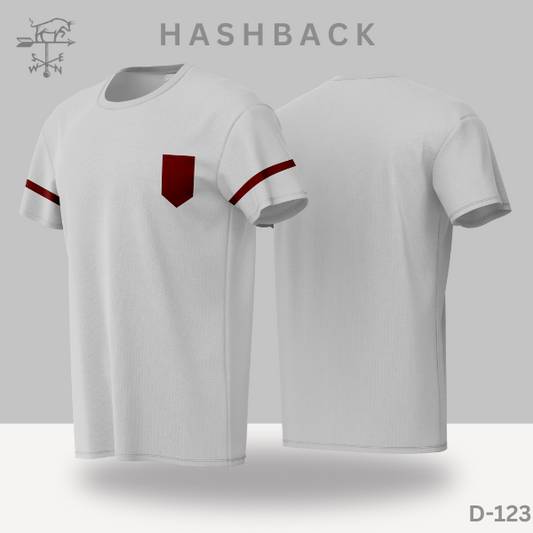 Printed Crew Neck T Shirt For Men D120-123