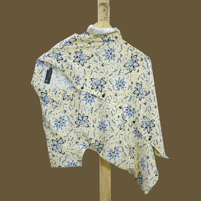 Hashback Printed Linen Shirt For Men