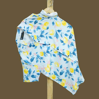 Hashback Printed Linen Shirt For Men