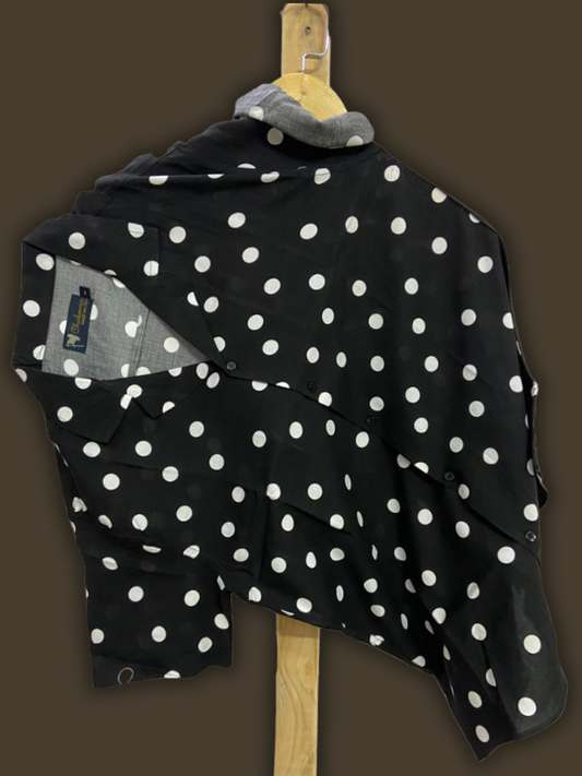 Hashback Printed Linen Shirt For Men