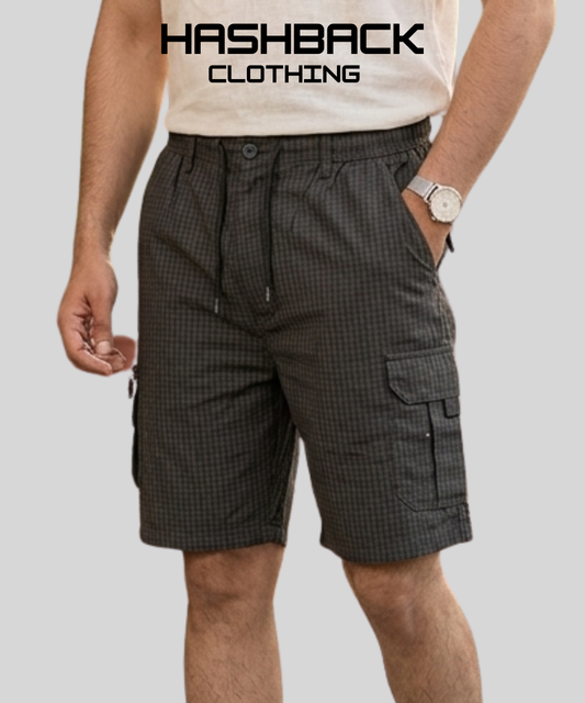 HashBack Men's Cargo Summer Shorts