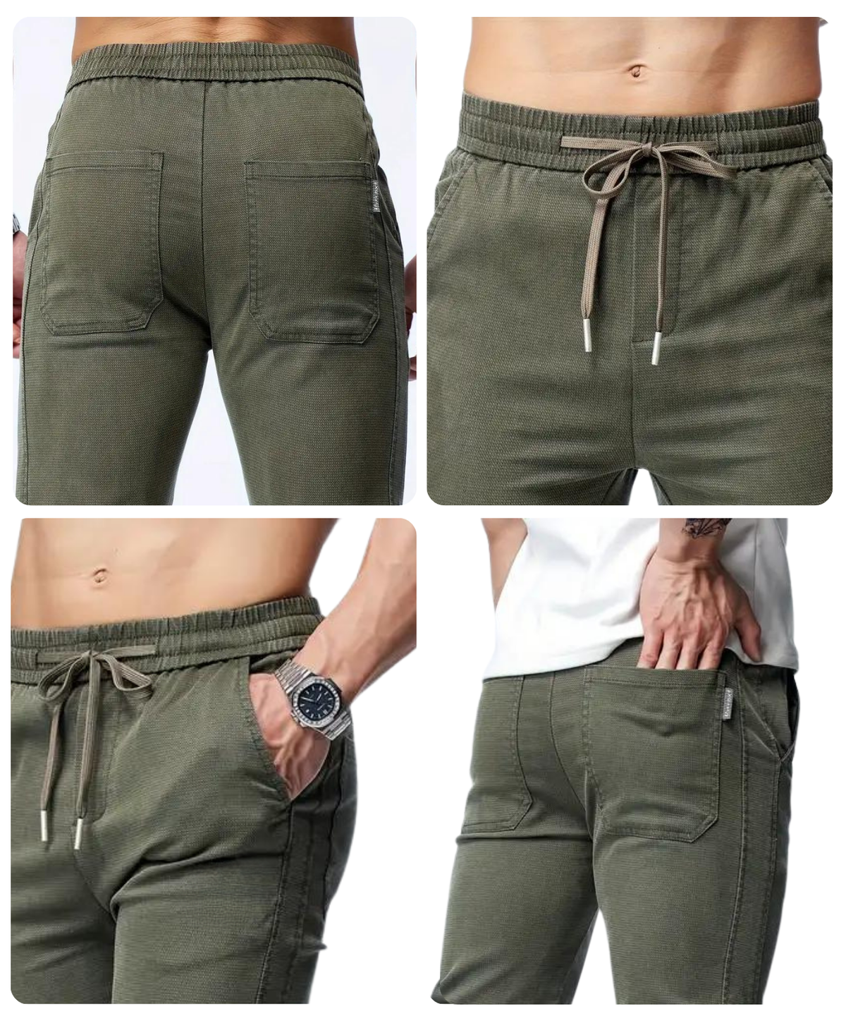 Chino Jogger AM010 – Men's Slim Fit Jogger Pants