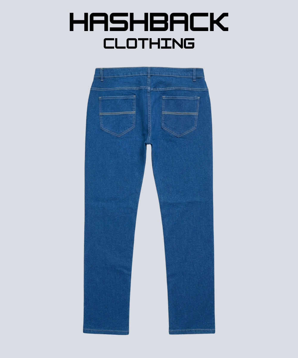 Hashback Straight Fit Denim Jeans Big sizes
