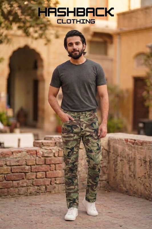 Hashback Camo Pant – 100% Cotton