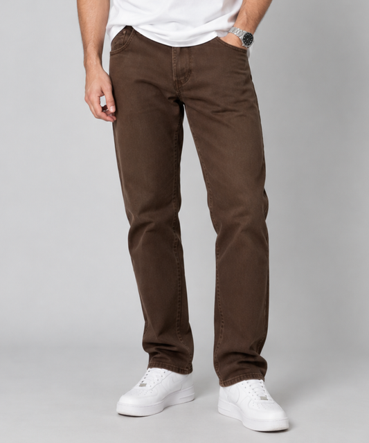 Straight Fit Denim Jeans – Men's Casual & Streetwear-16001