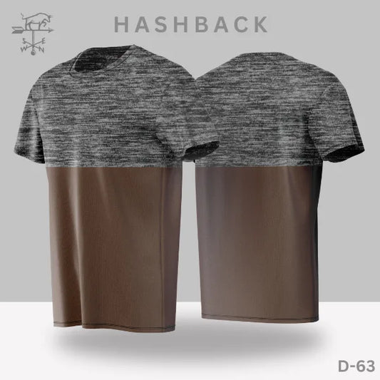 Printed Crew Neck T Shirt For Men D63