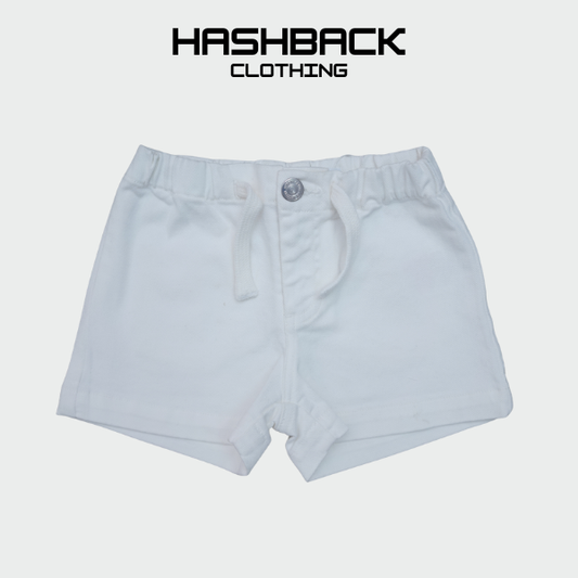 Girls High Rise Denim Mini Shorts